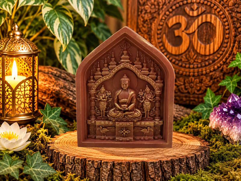 Buda en Santuario Tibetano Serenidad y Protección